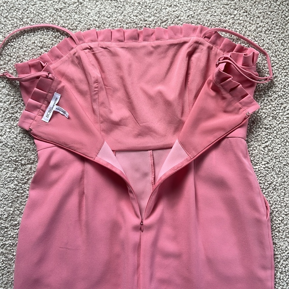 BCBGeneration Spaghetti Strap Cropped Jumpsuit Si… - image 6